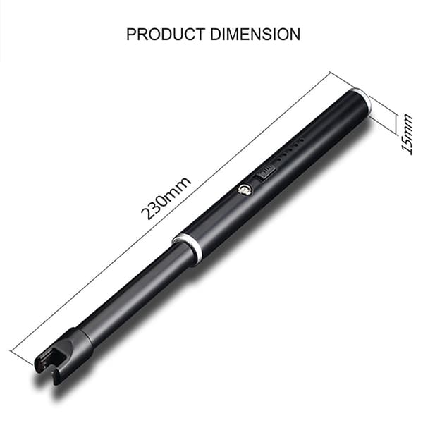 ArcLighter uppladdningsbar USB-tändare, silver silver