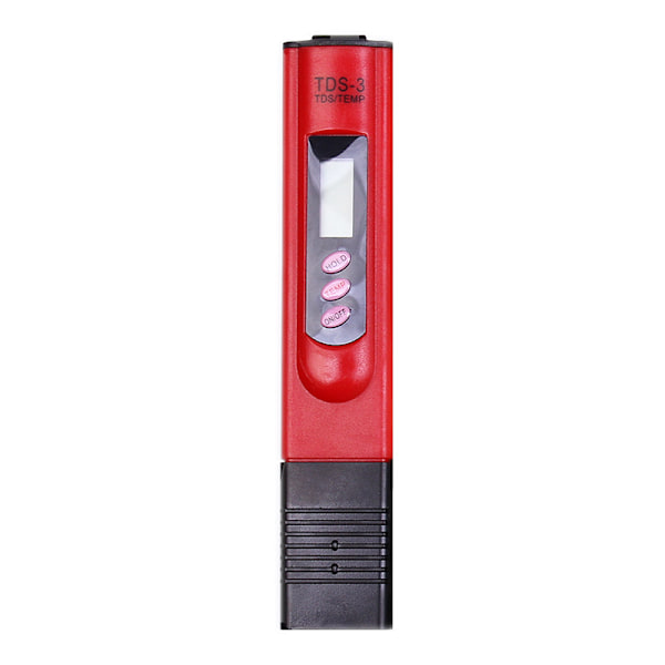 TDS Tester Vandkvalitetsmåler HH og DH Vandhårdhedsmåler 1% PPM Opløsning Læsenøjagtighed Sæt 0-9990 PPM med LCD til Pool Akvarium Red