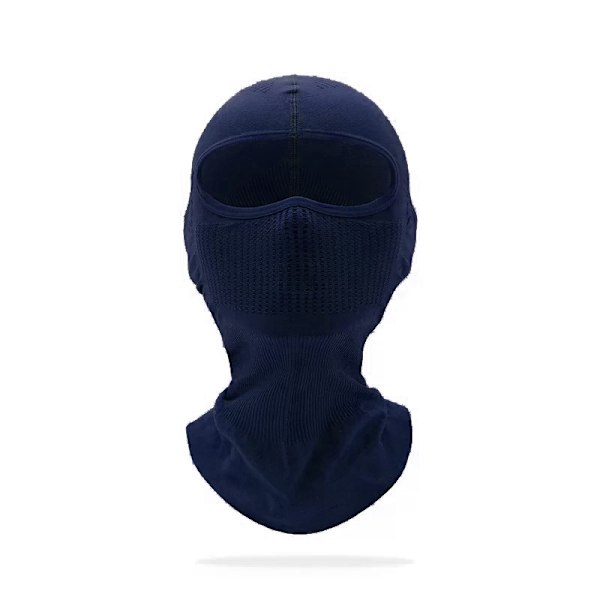 Balaklava Helmask för Motorcykel Cykling Skidmask för Män Kvinnor Andningsbar Navy blue