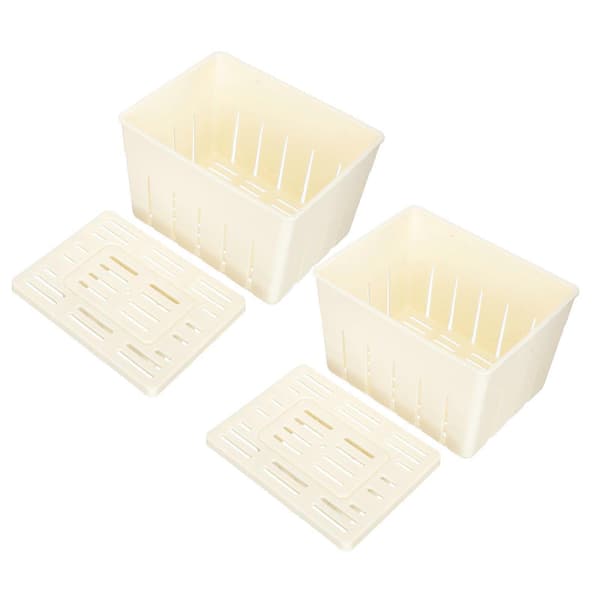 Hjemmelaget Tofu Maker Tofuformer Kjøkkenverktøy Rektangulær Plast 2 Sett