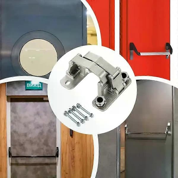Hiddens Stone Gate Hinge Rustfritt Stål Multifunksjonell Stor Åpning Usynlig Brannhydrant Kraftig Innebygd Dørhengsel