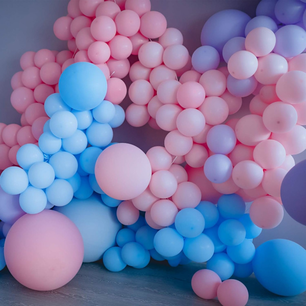 Pink Ballonkits Latex Festballoner 12 tommer 5 tommer 80 stk Macaron Babyshower Pink Ballon til Fødselsdagsfest Dekorationer