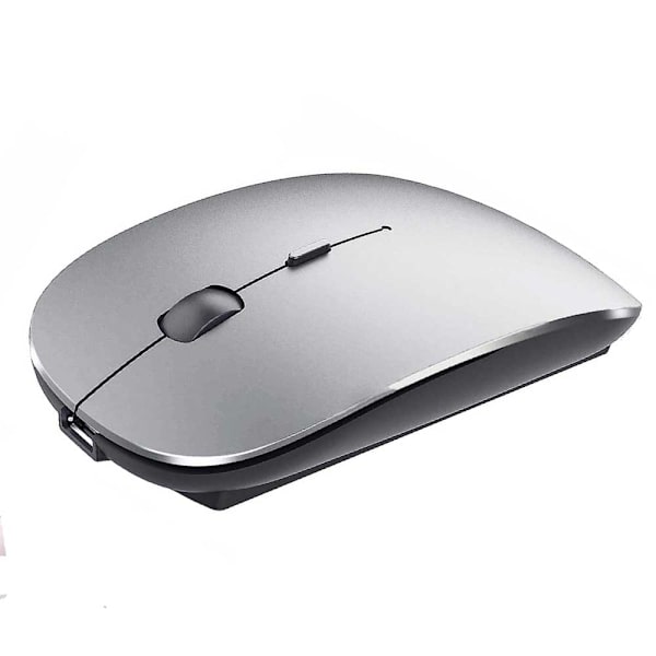 Genopladelig Bluetooth-mus kompatibel med Mac Laptop Trådløs Bluetooth-mus kompatibel med Windows Laptop-space grey