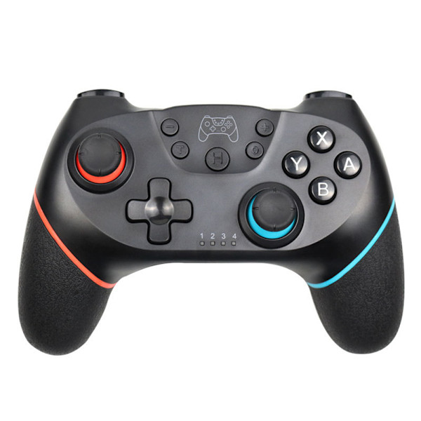 Fjernbetjening Gamepad Joystick, Trådløs Switch Controller kompatibel med Switch-rød og blå