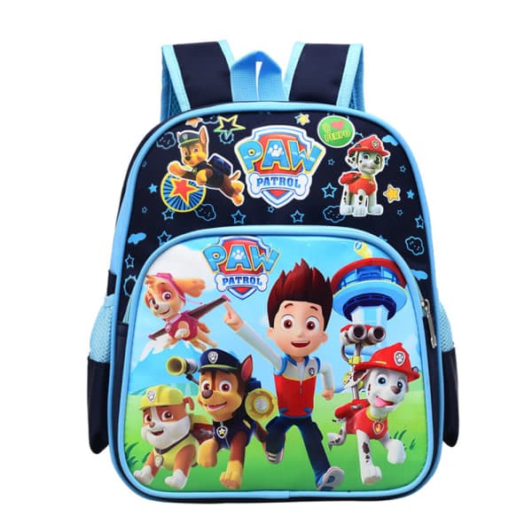 Barn Marvel PAW Patrol Ryggsäck Skolväska Mörkblå