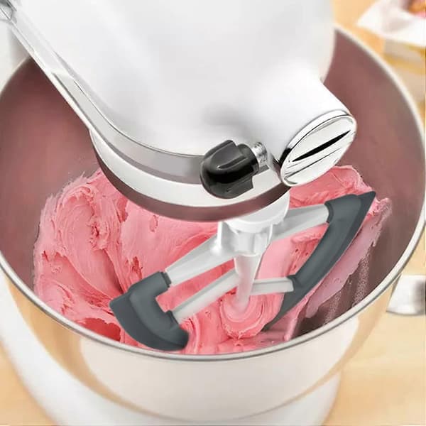 4,5/5 Quart Flex Edge Piskeris til Kitchenaid Tilt-head Standmixer, helstøbt metal