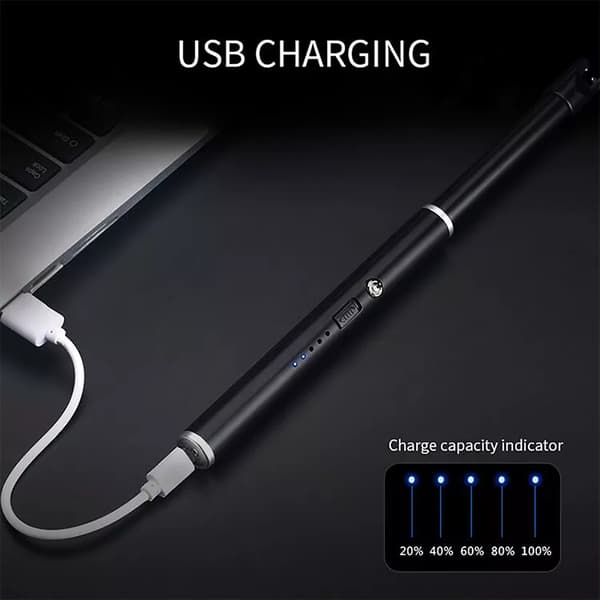 ArcLighter ladattava USB-sytytin, hopea silver