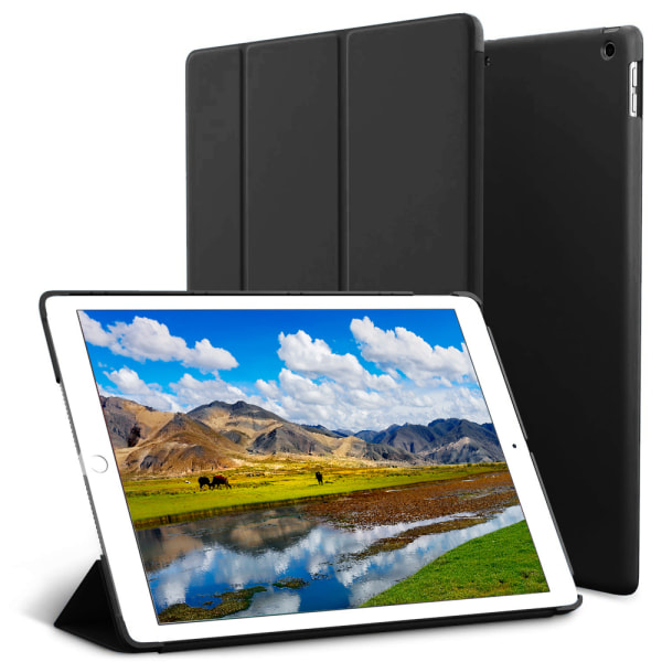 Smart Cover kompatibel med iPad Air 3 10.5\", Gennemskinnelig Mat Bag Magnetisk Cover med Auto Sleep/Wake-sort