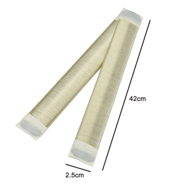 Hårstylingverktyg för tjejer och kvinnor, 2-pack, fransk hårknut, frisyrstyling, flätverktyg - beige