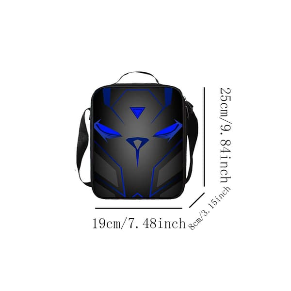 Mechanical Style School Backpack 3-Piece Set, Large Capacity Backpack - Design 12