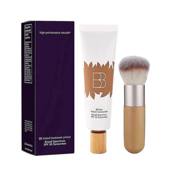 BB Blur Tonad Fuktighetskräm SPF30, BB Cream Tonad Fuktighetskräm med Brett Spektrum SPF, BB Tonad Bil 2pcs