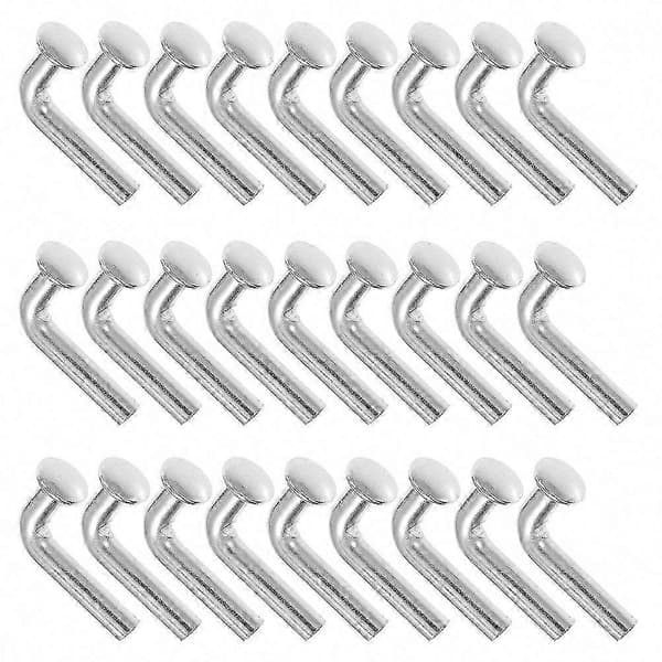 60 st pallställsfallstift: Säkerhetsklämmor för lager- och hyllsystem i hemmet 3.60X1.20X0.60CM Silver