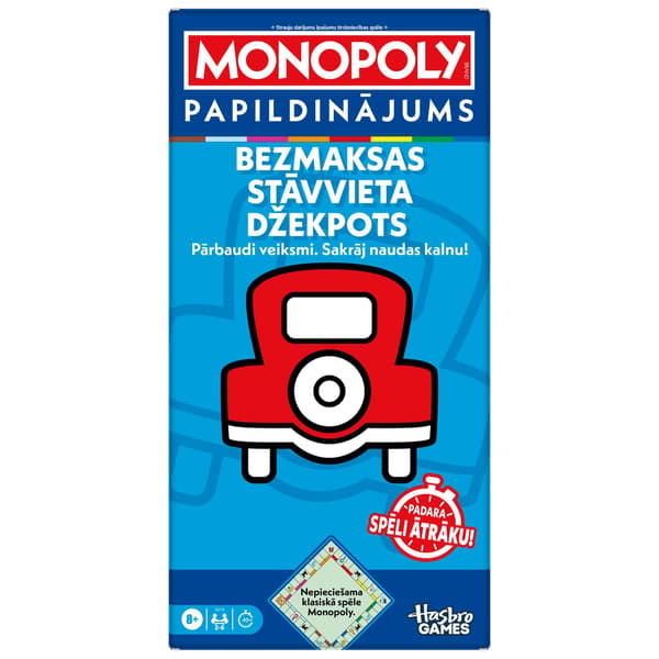 Monopol Brettspill Gratis Parkering Jackpot Utvidelsessett