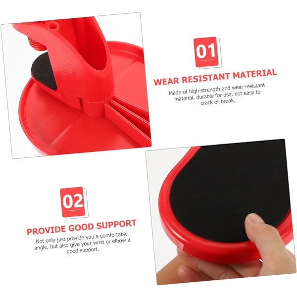 5 st handledsstöd för kontor, justerbara viloplatser, ergonomiska musförlängare, stöd för att eliminera stress från tangentbord, skrivbordsarm, lindring