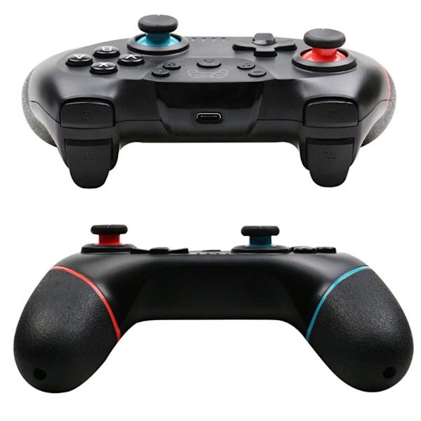 Fjernbetjening Gamepad Joystick, Trådløs Switch Controller kompatibel med Switch-rød og blå