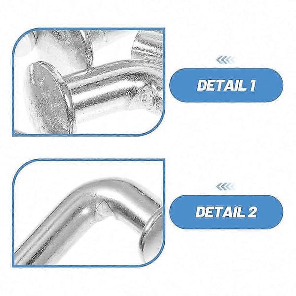 60 st pallställsfallstift: Säkerhetsklämmor för lager- och hyllsystem i hemmet 3.60X1.20X0.60CM Silver