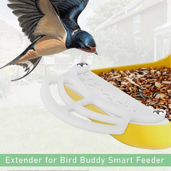 Siddepind til Bird Buddy Fuglefoderautomat med skruer, Bird Buddy Tilbehør Forlængerpind Green