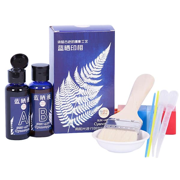 Cyanotypi-set Kaliumferricyanid Cyanotypi-tryck DIY-kit
