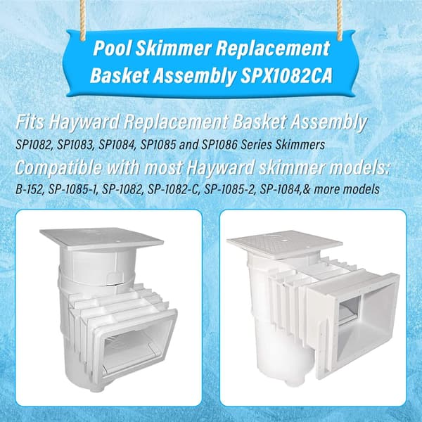 Hayward SPX1082 B-152 Replacement Pool Skimmer Basket, Durable Swimming Pool Filter Basket