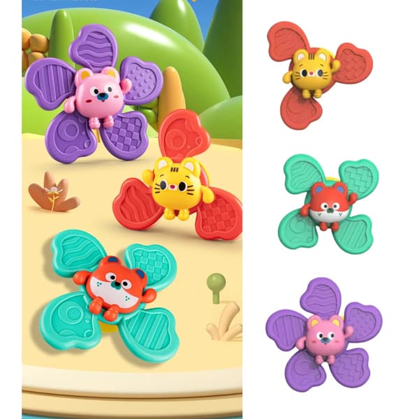 Farverig Fidget Spinner med Spin-funktion – Til sjove og rolige stunder multifärg multicolor