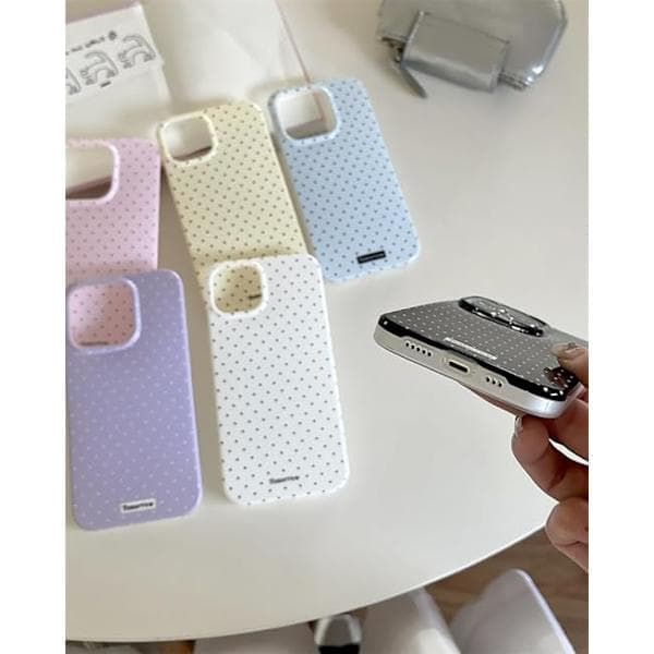 inewateri Compatible with iPhone 13/14 Case, Cute Fashion Polka Dot Design, Soft TPU Slim Protective Case Blue iPhone14 pro Blue