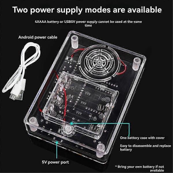 DIY Pixel Game Kit: Minikonsol med röst-elektronik för DIY-lödningsövning