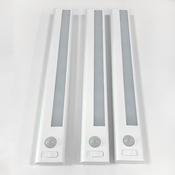 Cabinet Lighting / Countertop Lighting, LED Light Strip with Motion Sensor 3-pack White White 186