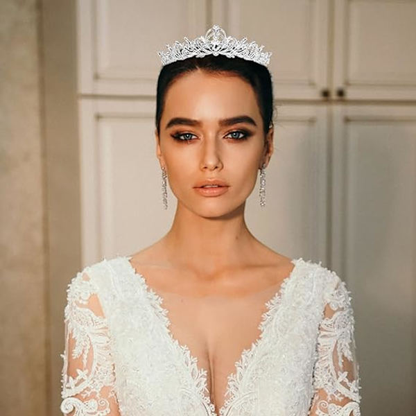 Bröllopskrona huvudbonad legering svart retro barock set med strass kristall bröllopsklänning accessoarer prestanda hårkrona