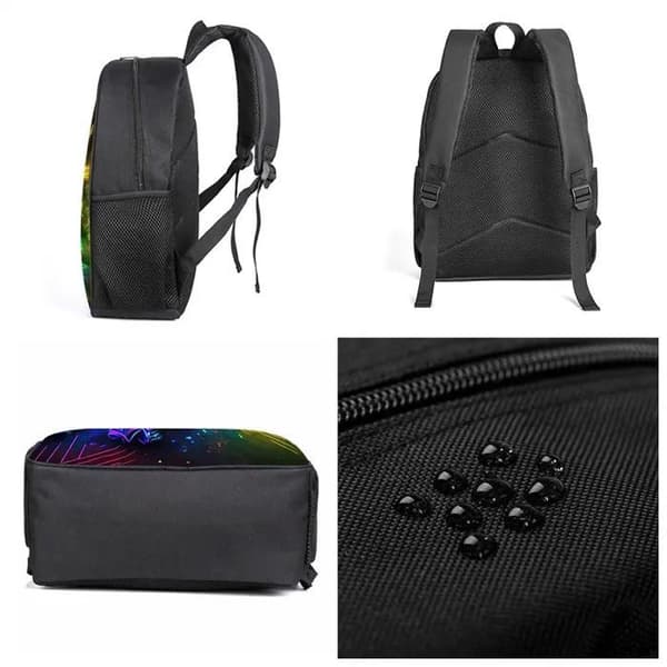 3D-printed Game Controller Backpack, Cute PVC Material with Decals, with Adjustable Shoulder Straps, Suitable for Going Out