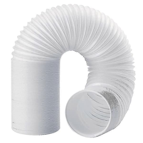 Flexibel 130 mm frånluftsslang för luftkonditionering och ventilation Vit