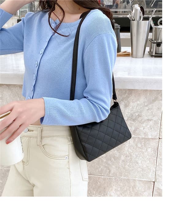 Skuldertaske Crossbody-taske SORT - Perfekt black