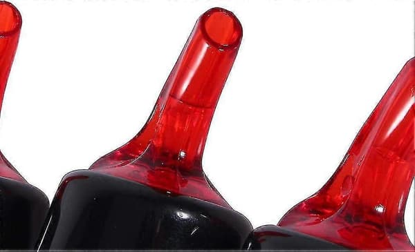 Plastflaskehælder dispenser plast konisk tud (rød) (1 stk) PXCL