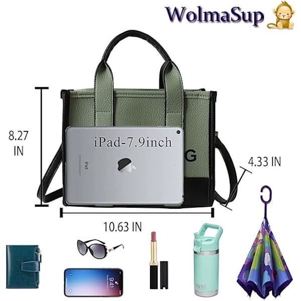 The Tote Bag til kvinder Dupes Mini læder Tote Bag Small Personalized Crossbody håndtasker