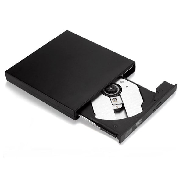 Ulkoinen CD-RW-poltin - Musta