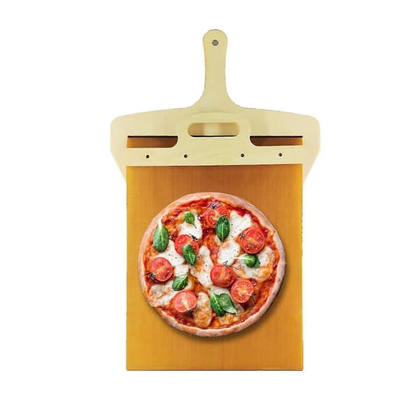 55 * 35 cm multifunktionell pizzaspade i trä med handtag, diskmaskinssäker pizzaspade - perfekt present
