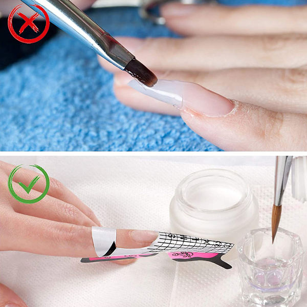 100 stk. Neglekunst Papirholder-TS-05make up