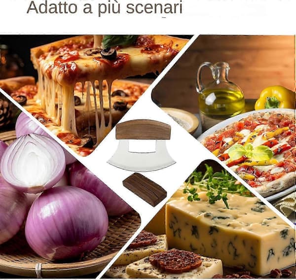 Ulu Alaskan kutter laget av rustfritt stål med ergonomisk sklisikkert håndtak og trestativ
