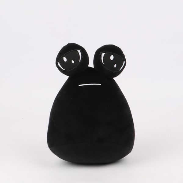 22cm/8.6in Alien Pou Plyschleksak, Söt Djur Pou Dol Kawaii Djur Stoppning Plyschdockor Spel Leksak för Flickor Pojkar Födelsedagspresent Black 22cm