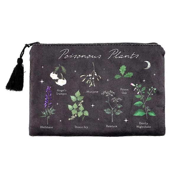 Giftige planter toalettmappe One Size Black