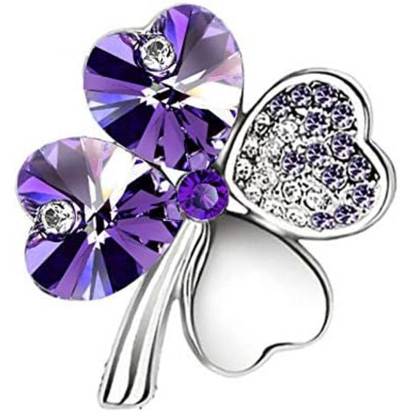 Handgjord kristallblomma brosch stift Bling gnistrande brosch för kvinnor flickor brudar