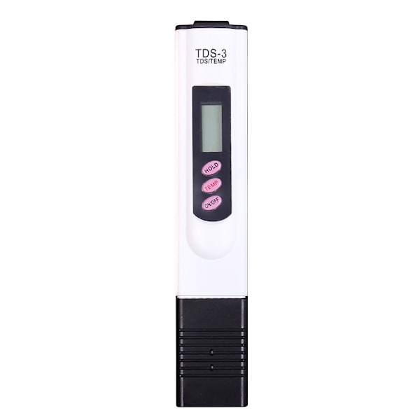 TDS-mittari veden laadun mittaamiseen HH ja DH veden kovuusmittari 1 % PPM resoluutiolla Lukutarkkuussetti 0-9990 PPM LCD-näytöllä uima-altaalle akvaarioon White