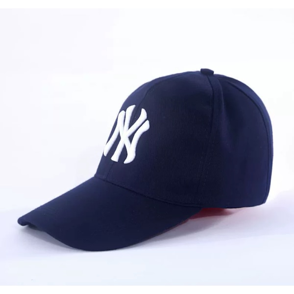 Baseball-lippis ulkoiluun, matkailuun, vapaa-aikaan, brodeerattu aurinkohattu Navy blue Adjustable