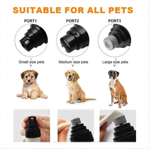 4-pack Replacement Heads for Dog Nail Grinder, Diamond Grinding Heads