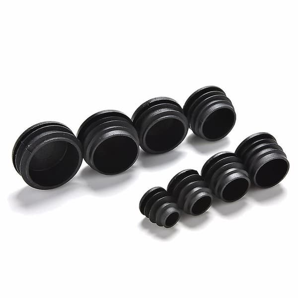 PVC-plastmöbelbensplugg, täcklock för runda rör 19mm