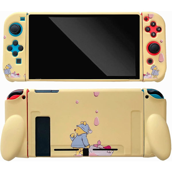 Skyddande Fodral för Switch, Cartoon Anime Söt Mjuk TPU-Fodral för Handhållen Videospelkontroll för Nintendo Switch