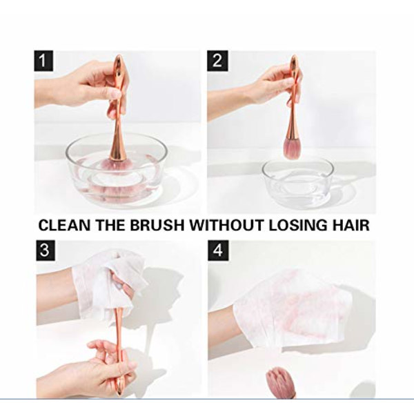 Neglebørstesoft hårbørste-Net Red Brush-10 sminke