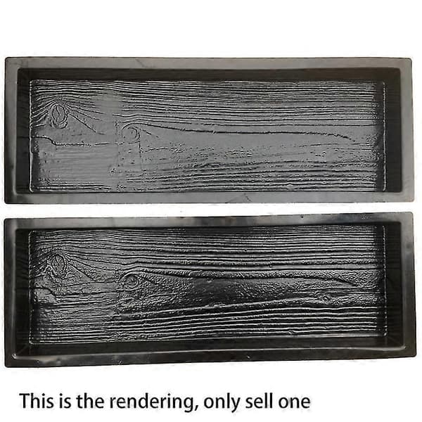 Imitation Wood Grain DIY Path Maker Paving Cement Brick Mold Step Marker Pavement Road Concrete Form