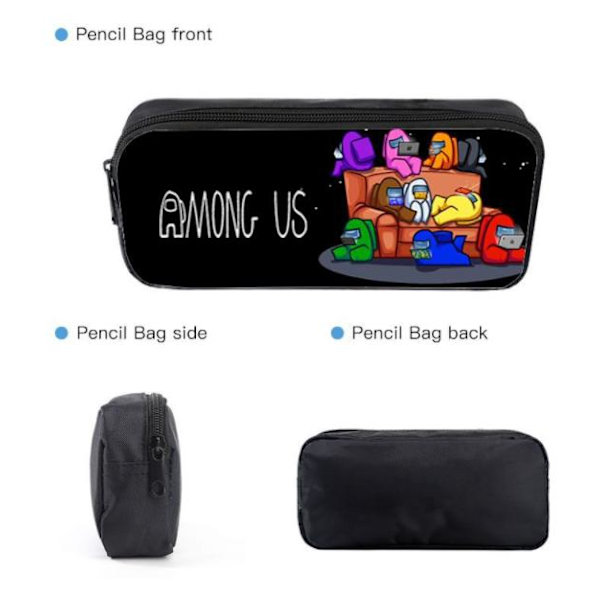 Among Us School Bag Backpack Backpack+Shoulder Bag+Pencil Case 500