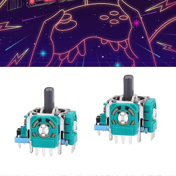 PS5 Controller 3D Analog Joystick Reparationssæt med Skruetrækker og Reservedele
