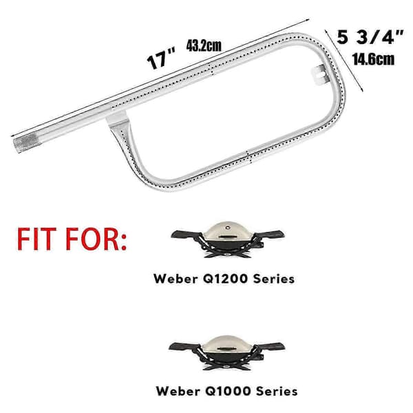 Udskiftning af grillbrænderrør til Weber Q100 Q120 Q1000 Q1200